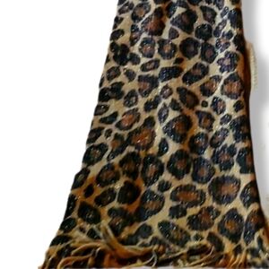 Cheetah One Size Sparkle Scarf